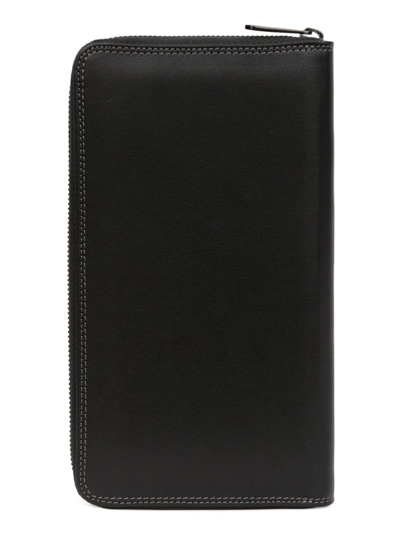 Compagno di viaggio - stop rfid - pelle sensation hexagona Nero - Kiabi