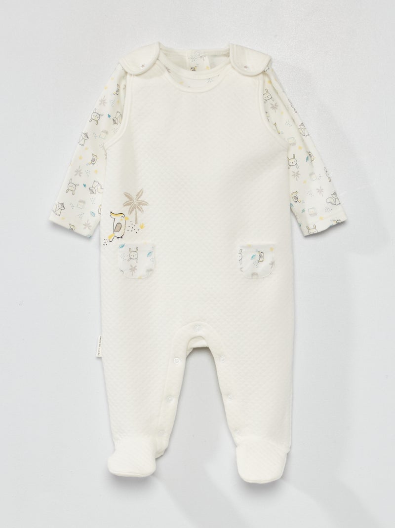 Completo 100% cotone ecru - Kiabi
