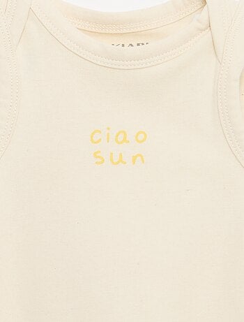 Completo 2 pezzi - body + pantaloncini