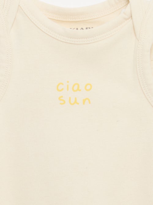 Completo 2 pezzi - body + pantaloncini - Kiabi