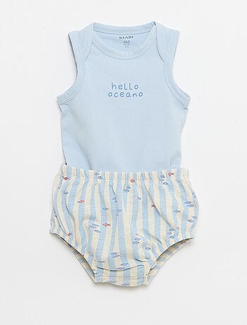 Completo 2 pezzi - body + pantaloncini