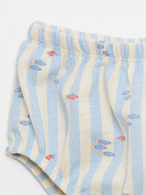 Completo 2 pezzi - body + pantaloncini - Kiabi