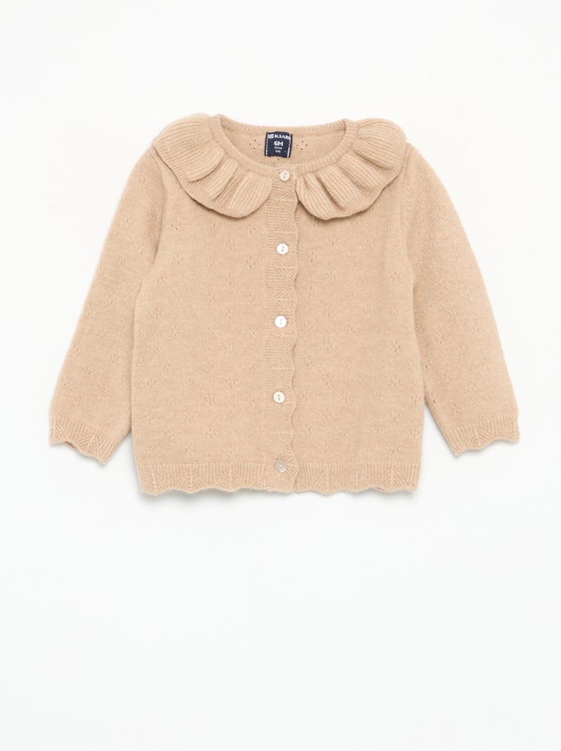 Completo 2 pezzi - Cardigan + leggings Beige - Kiabi