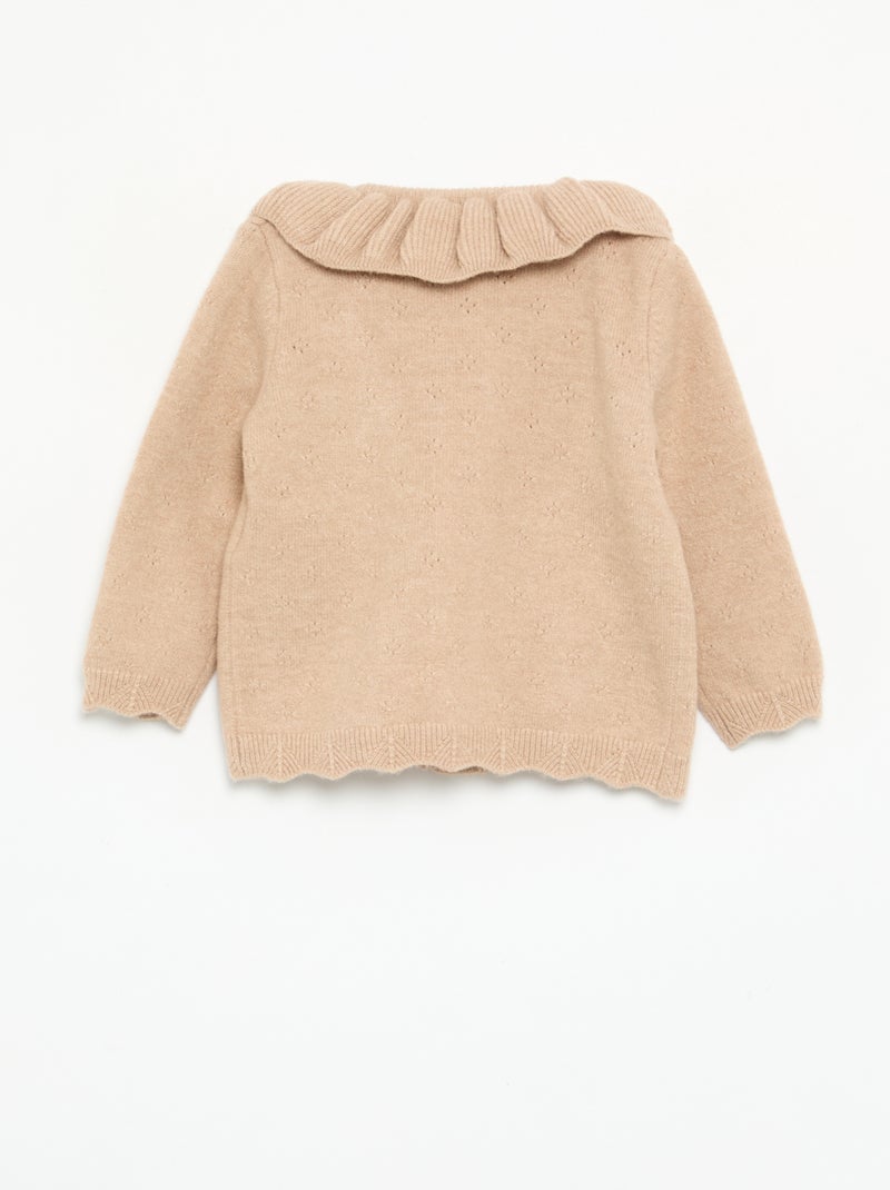 Completo 2 pezzi - Cardigan + leggings Beige - Kiabi