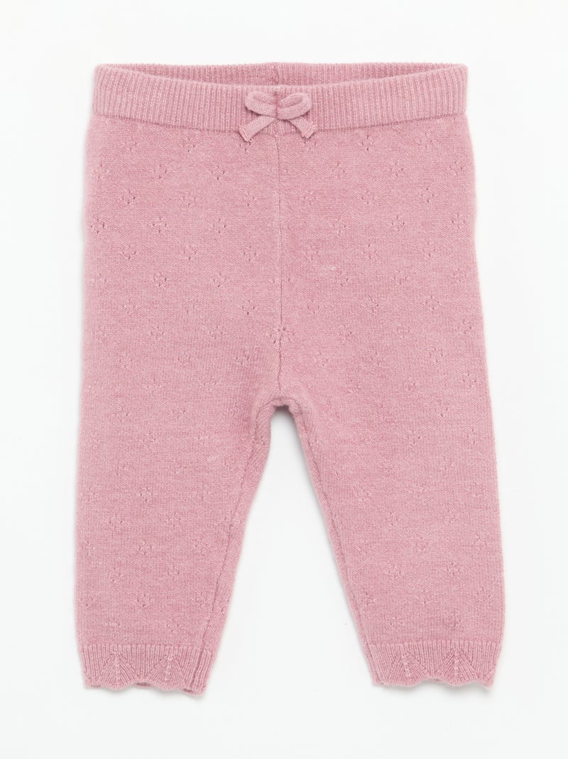 Completo 2 pezzi - Cardigan + leggings Rosa - Kiabi