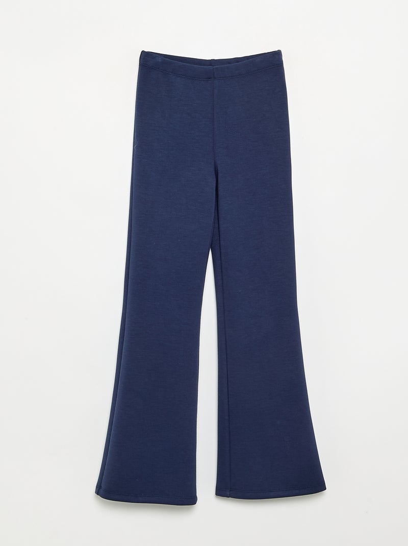 Completo 2 pezzi - Felpa con cappuccio + leggings a zampa Blu Marino - Kiabi