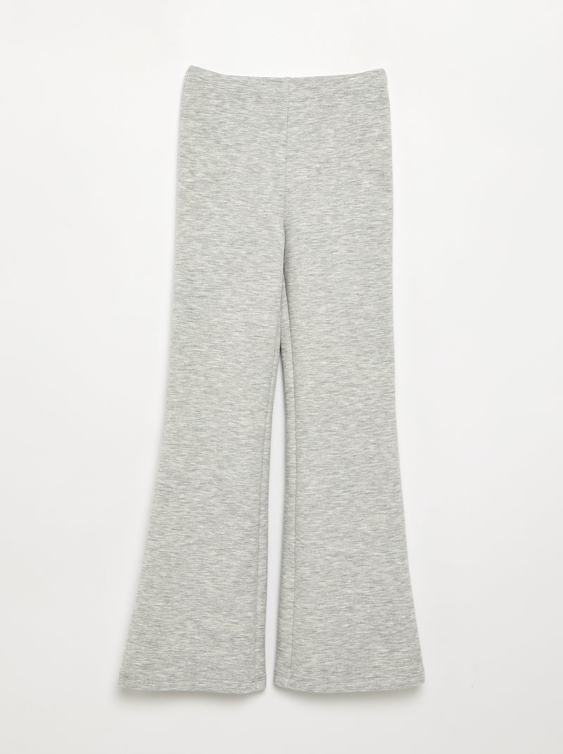 Completo 2 pezzi - Felpa con cappuccio + leggings a zampa Grigio - Kiabi
