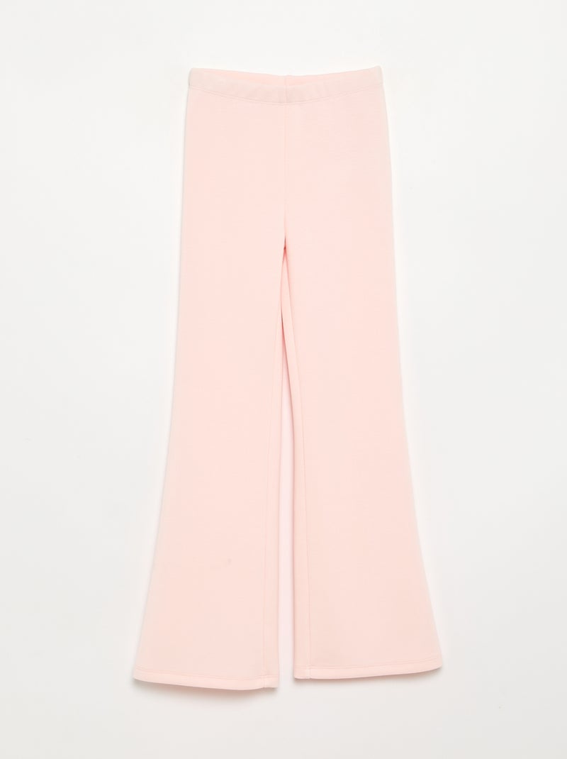 Completo 2 pezzi - Felpa con cappuccio + leggings a zampa Rosa - Kiabi