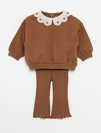 Completo 2 pezzi - felpa + leggings