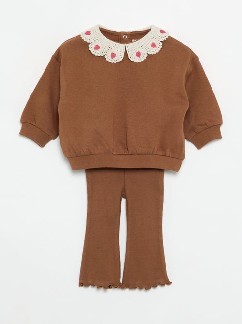 Completo 2 pezzi - felpa + leggings - Kiabi