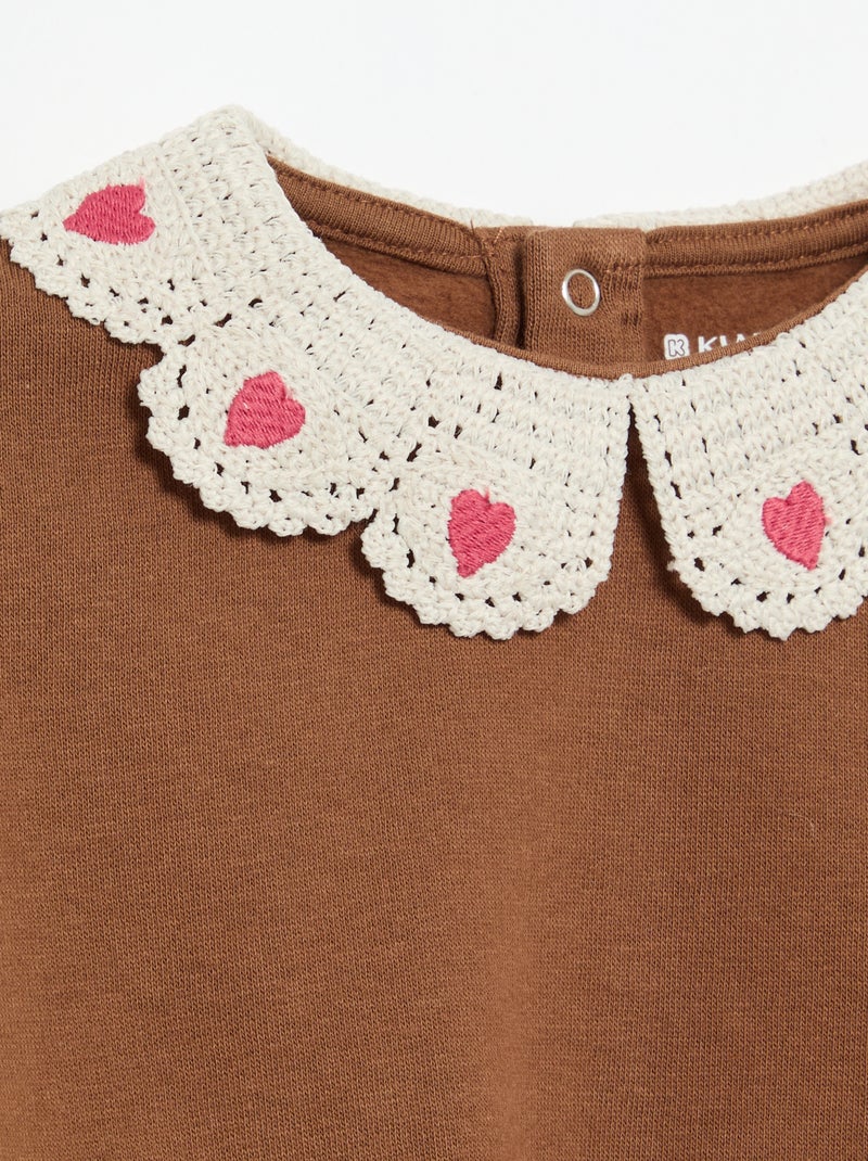 Completo 2 pezzi - felpa + leggings Marrone - Kiabi