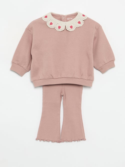 Completo 2 pezzi - felpa + leggings - Kiabi