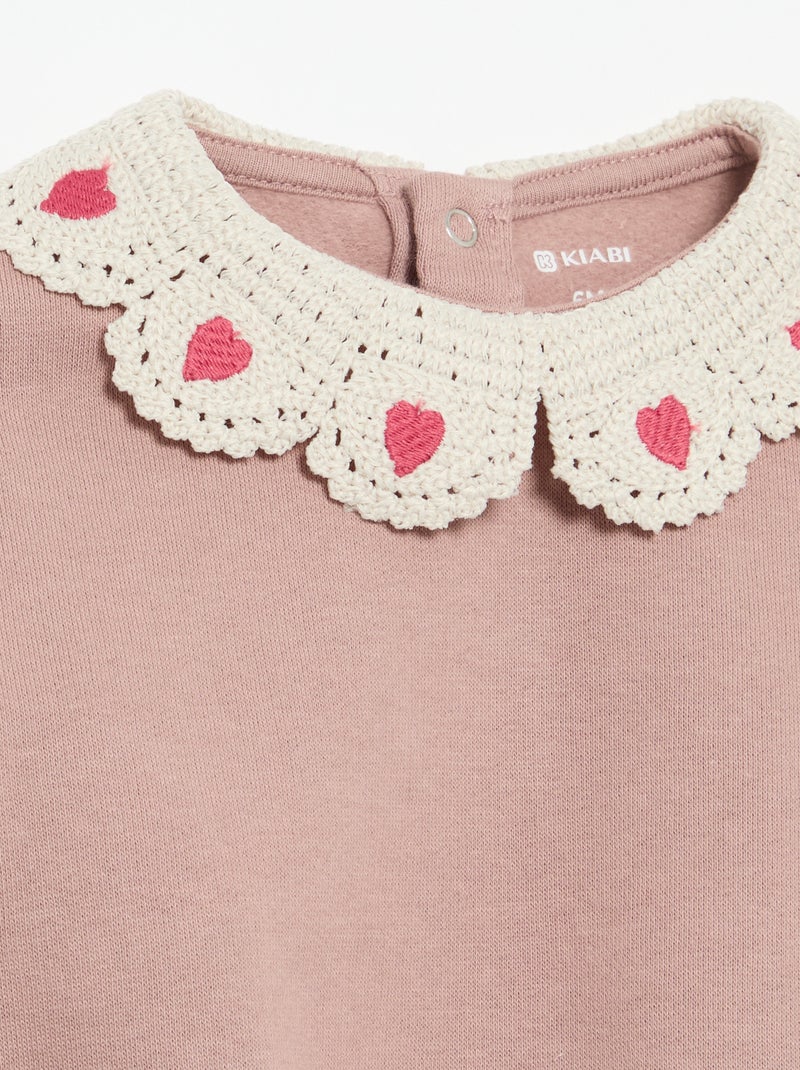 Completo 2 pezzi - felpa + leggings Rosa - Kiabi