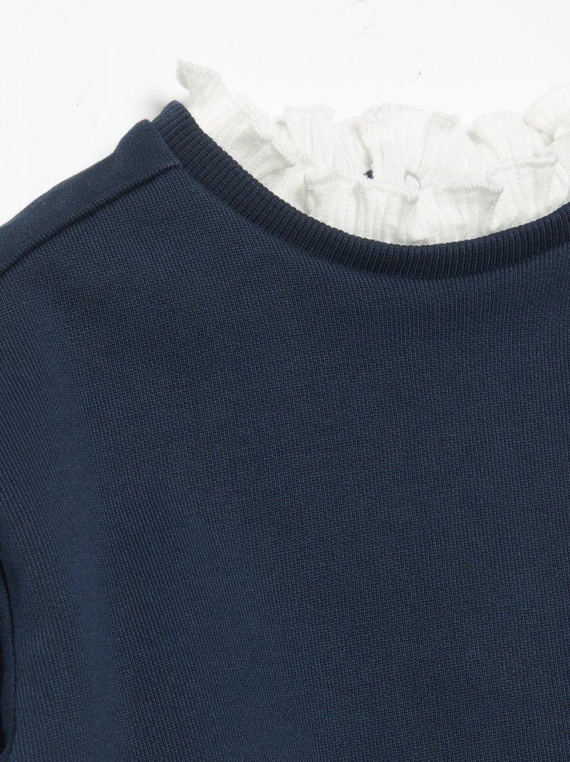 Completo 2 pezzi - Felpa + pantaloni ampi Blu - Kiabi