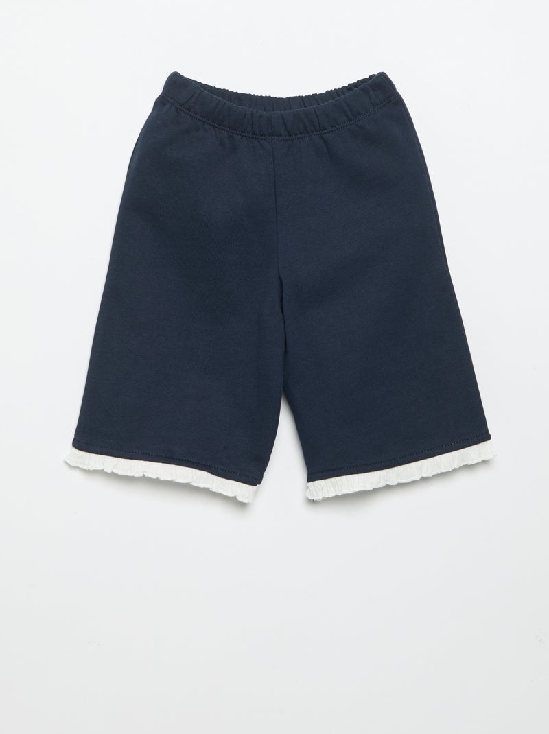 Completo 2 pezzi - Felpa + pantaloni ampi Blu - Kiabi