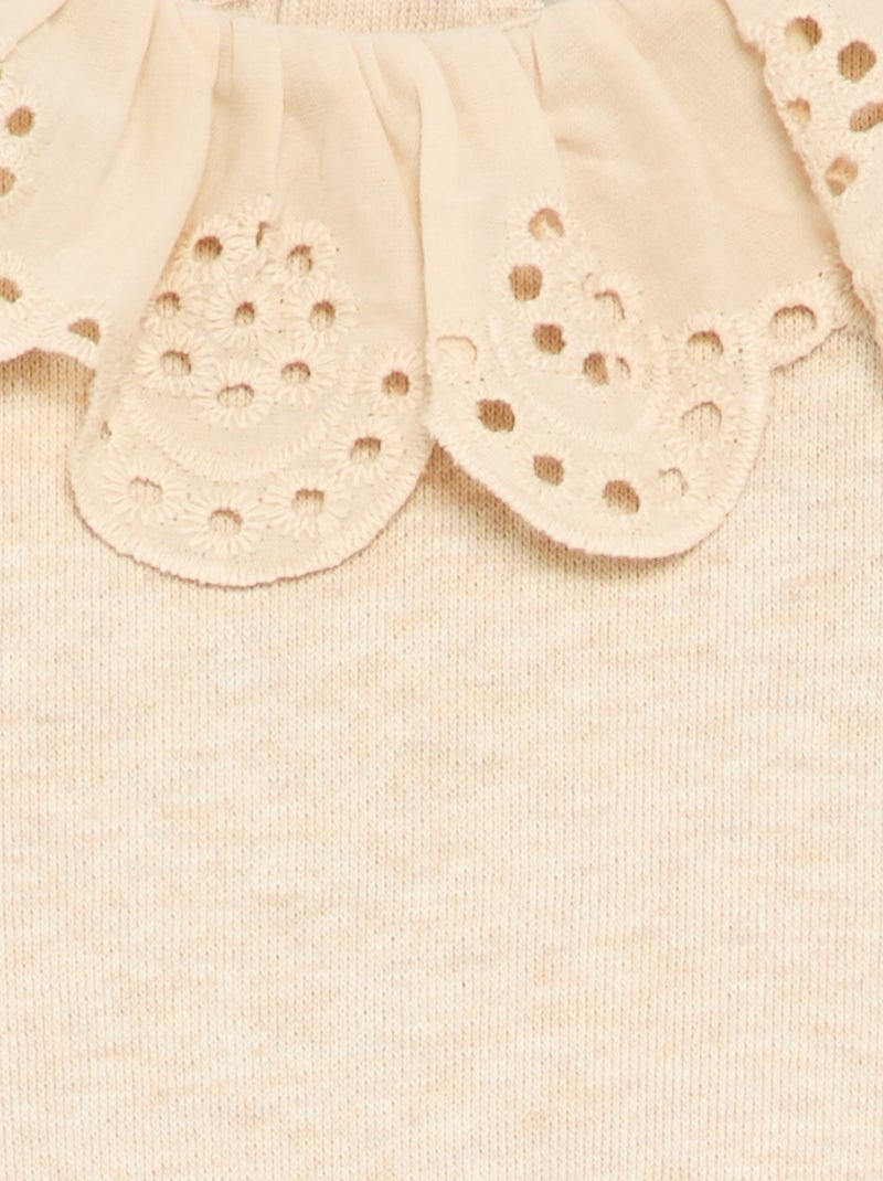 Completo 2 pezzi - felpa + pantaloni Beige - Kiabi