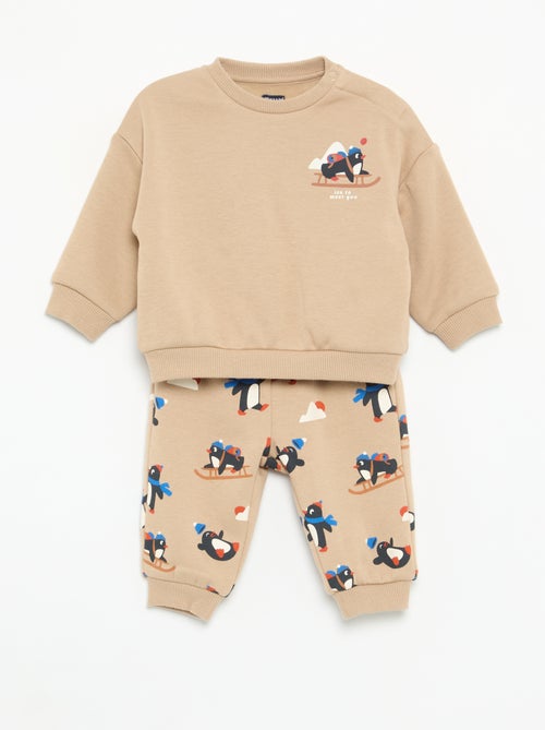 Completo 2 pezzi - Felpa + pantaloni - Kiabi