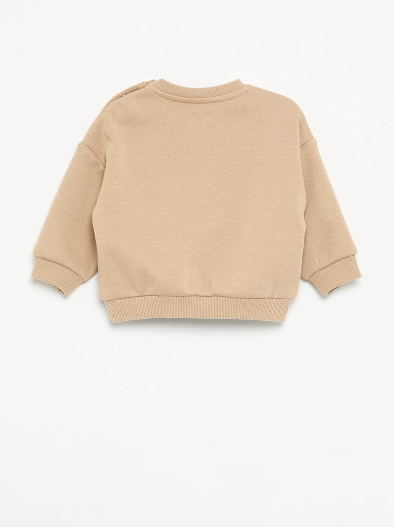 Completo 2 pezzi - Felpa + pantaloni Beige - Kiabi