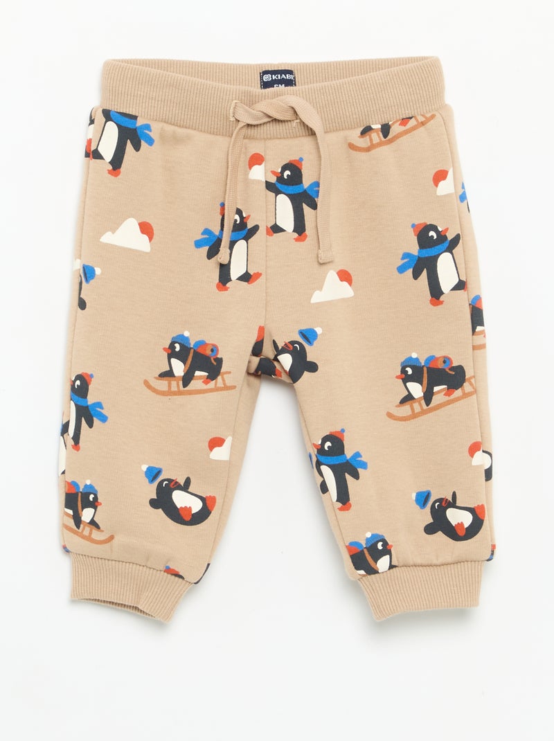 Completo 2 pezzi - Felpa + pantaloni Beige - Kiabi
