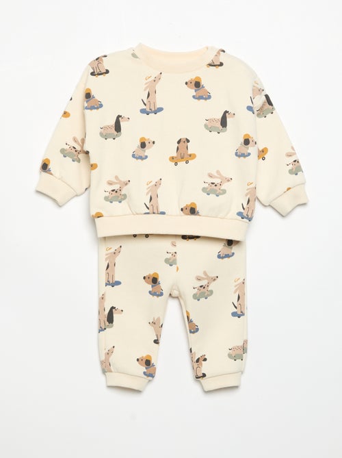 Completo 2 pezzi - Felpa + pantaloni da jogging - Kiabi