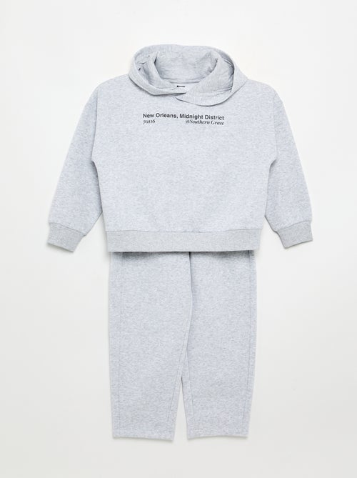 Completo 2 pezzi - felpa + pantaloni da jogging - Kiabi
