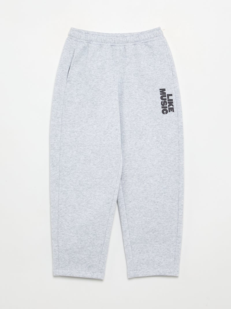 Completo 2 pezzi - felpa + pantaloni da jogging Grigio - Kiabi