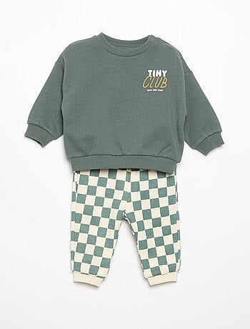 Completo 2 pezzi - Felpa + pantaloni da jogging