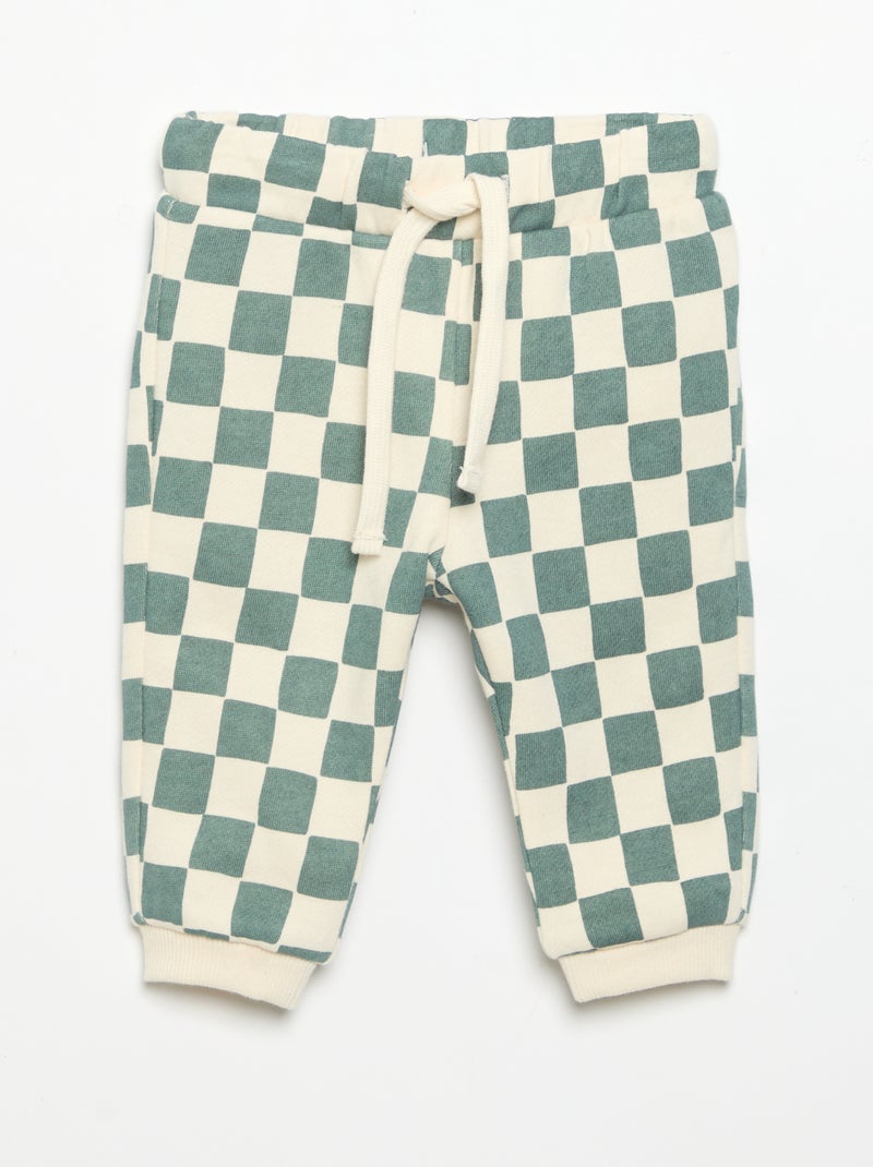 Completo 2 pezzi - Felpa + pantaloni da jogging Verde - Kiabi