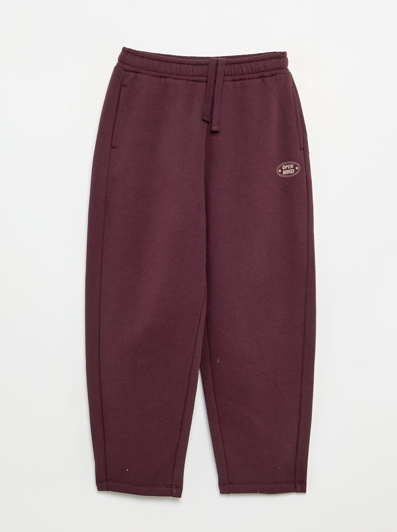 Completo 2 pezzi - felpa + pantaloni da jogging Viola - Kiabi