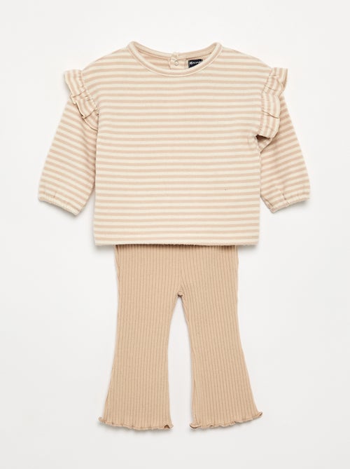 Completo 2 pezzi - maglione + leggings - Kiabi Completo 2 pezzi - maglione + leggings - Kiabi