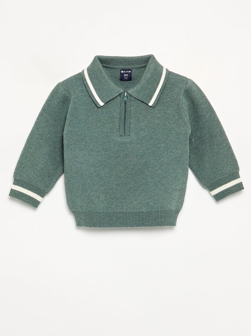 Completo 2 pezzi - Maglione + leggings Verde - Kiabi
