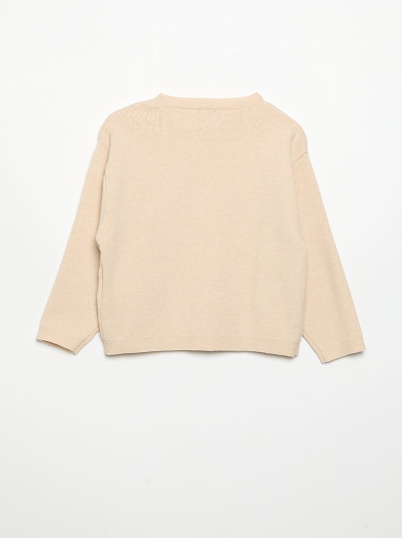Completo 2 pezzi - Maglione + pantaloni Beige - Kiabi
