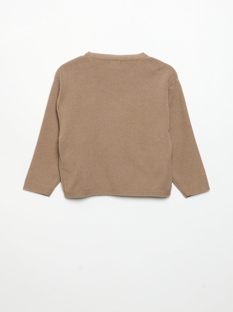 Completo 2 pezzi - Maglione + pantaloni Marrone - Kiabi