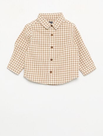Completo 2 pezzi - Salopette lunga + Camicia a maniche lunghe