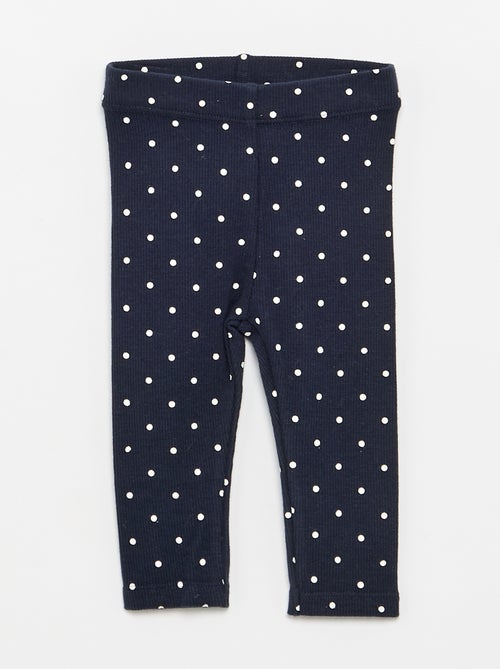 Completo 2 pezzi - T-shirt a maniche lunghe + leggings - Kiabi