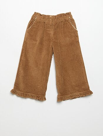 Completo 2 pezzi - T-shirt + pantaloni in velluto