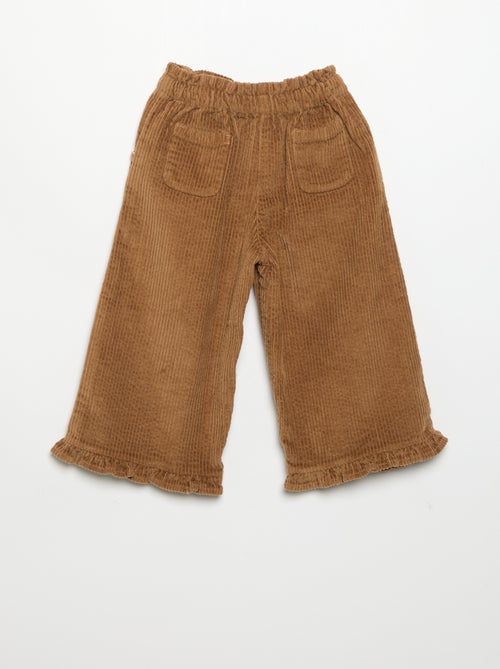 Completo 2 pezzi - T-shirt + pantaloni in velluto - Kiabi