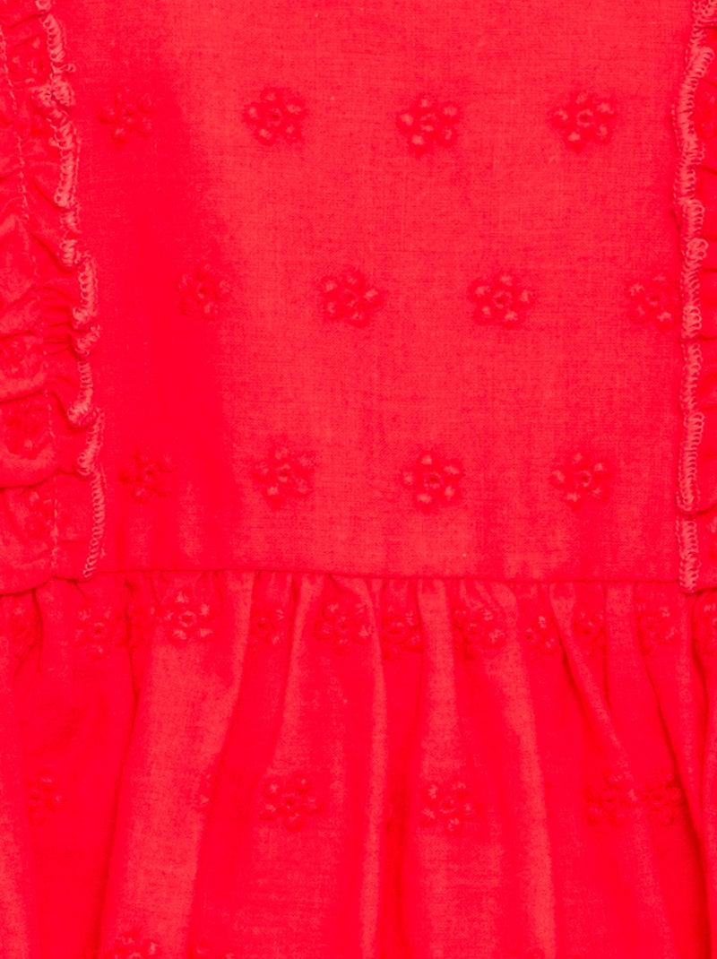 Completo 2 pezzi - vestito senza maniche + mutandina Rosso - Kiabi