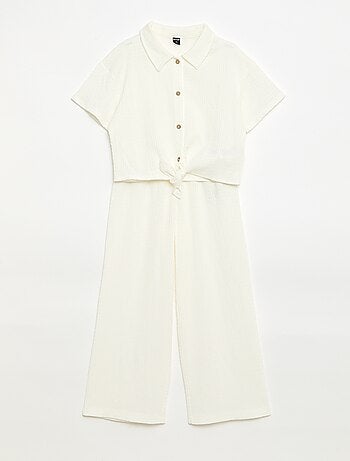 Completo 2 pezzi camicia + pantaloni