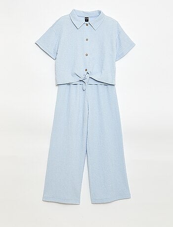 Completo 2 pezzi camicia + pantaloni