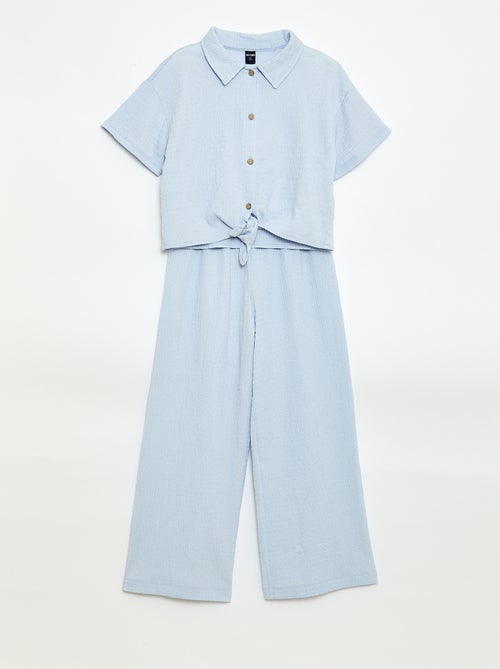 Completo 2 pezzi camicia + pantaloni - Kiabi