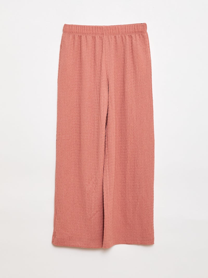Completo 2 pezzi camicia + pantaloni Rosa - Kiabi