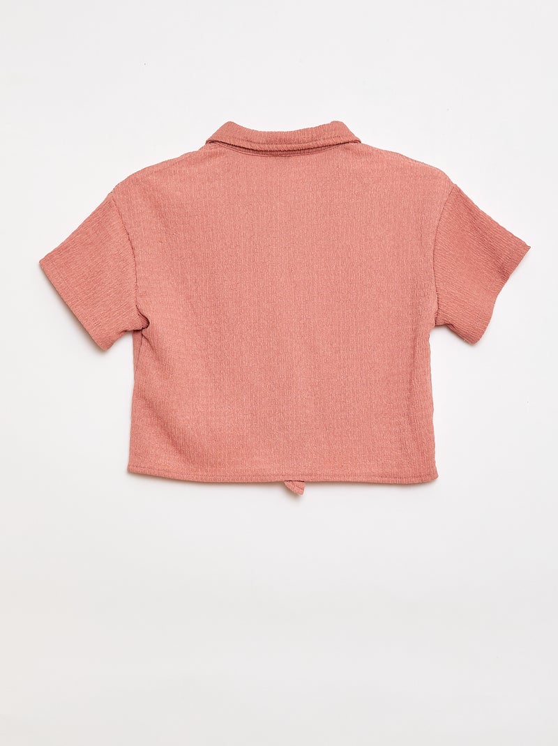 Completo 2 pezzi camicia + pantaloni Rosa - Kiabi
