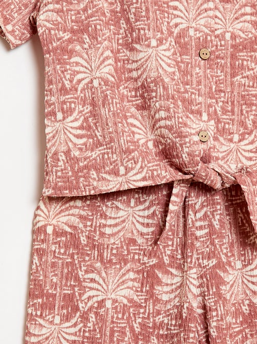 Completo 2 pezzi camicia + pantaloni - Kiabi