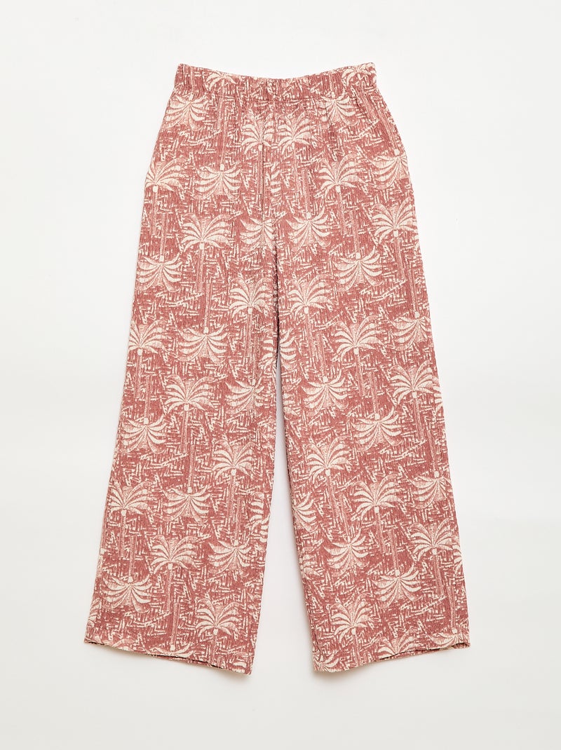 Completo 2 pezzi camicia + pantaloni Rosa - Kiabi