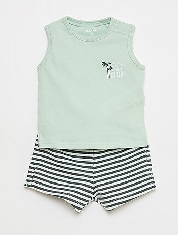 Completo 2 pezzi canotta + pantaloncini