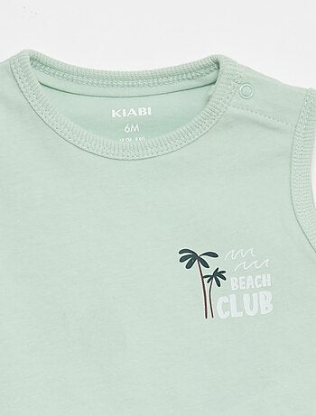 Completo 2 pezzi canotta + pantaloncini