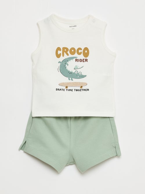 Completo 2 pezzi canotta + shorts - Kiabi