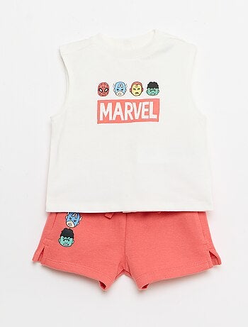 Completo 2 pezzi canotta + shorts 'Marvel'
