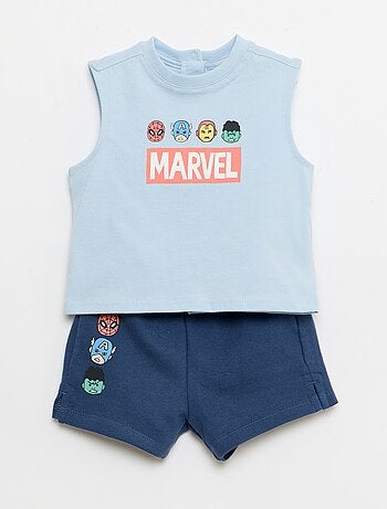 Completo 2 pezzi canotta + shorts 'Marvel'